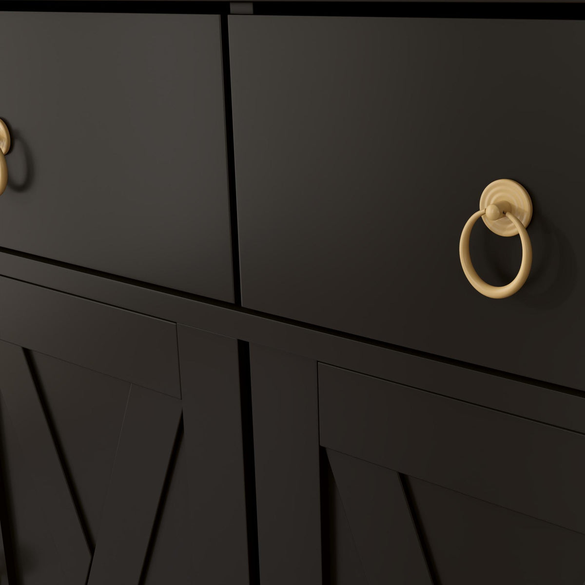 Sideboard Cabinet with 2 Drawers – 48"W x 30"H