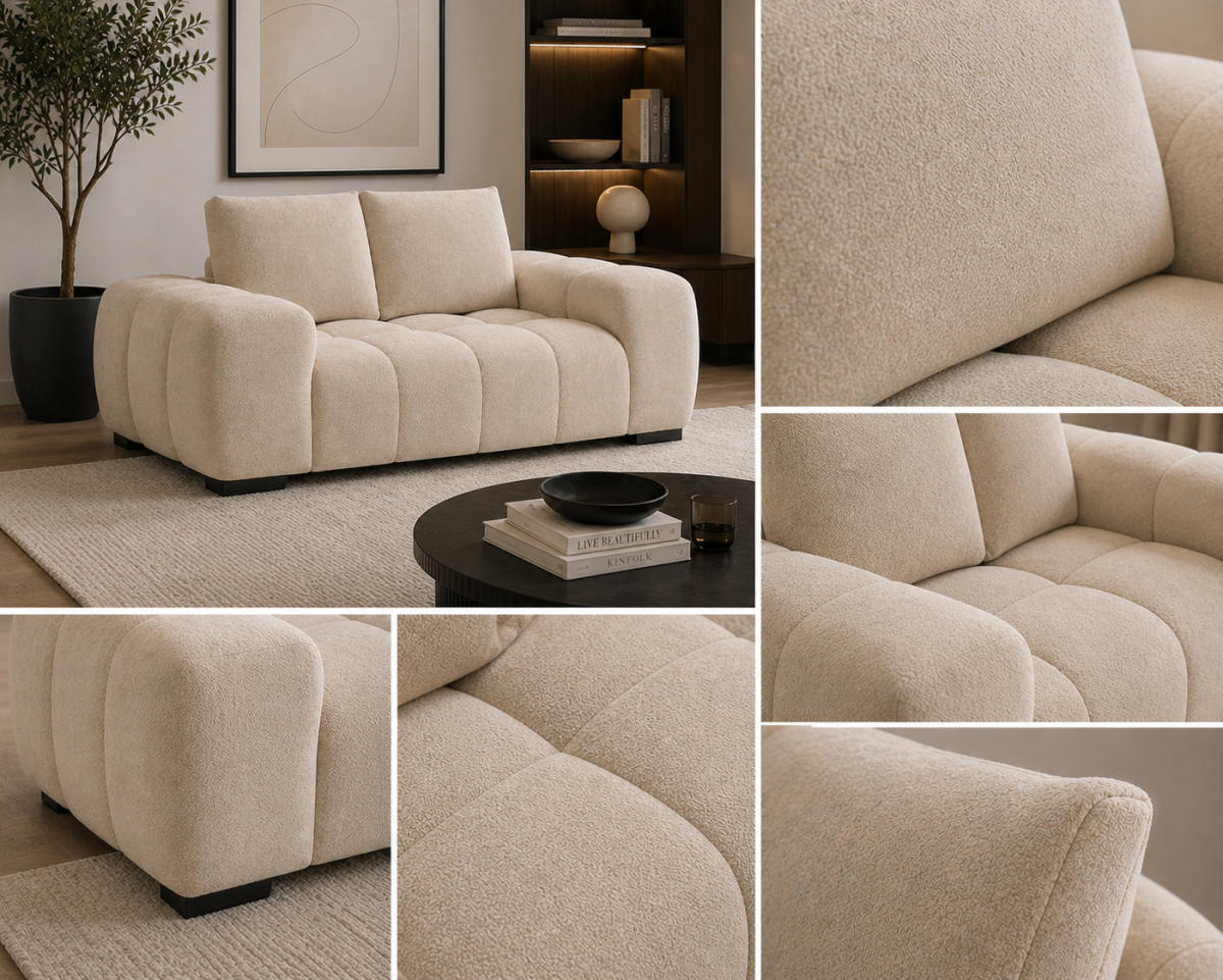 Solid Wood Love Seat
