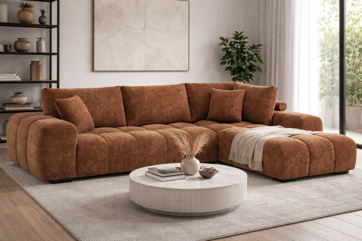 Sectional – Rust