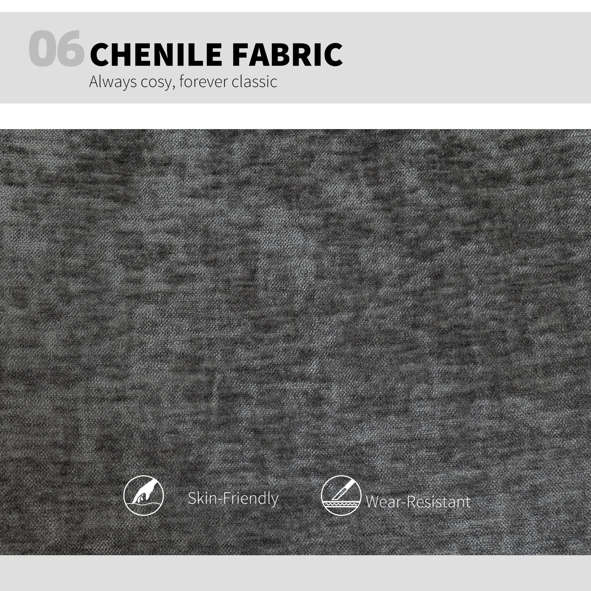 HOMCOM Wide Armless Criss Cross Office Chair, Adjustable Height, Tilting, Grey