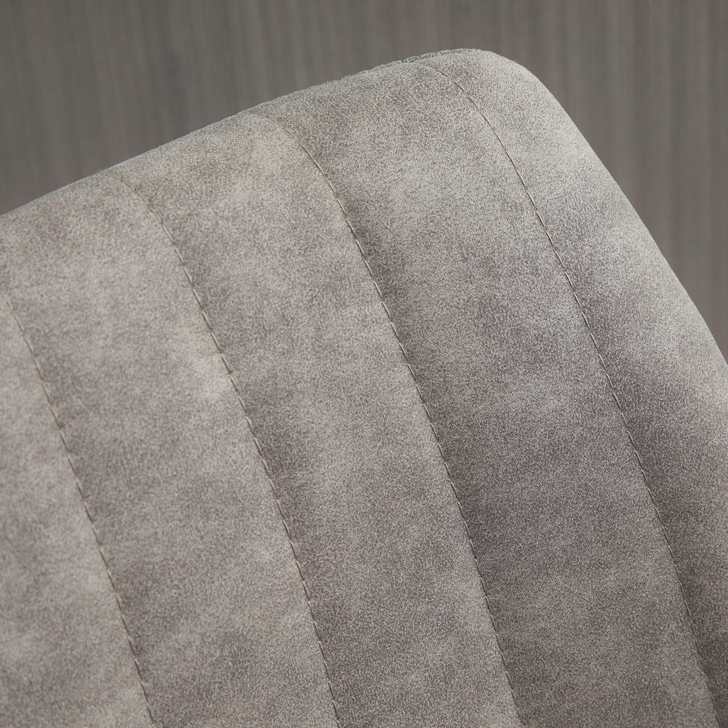 HOMCOM Adjustable Swivel Bar Stools Set of 2, Upholstered Grey Leathaire with Backrest