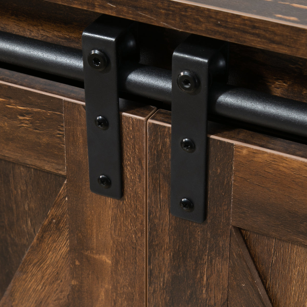 Kitchen Sideboard with Sliding Barn Doors – 39"W x 32"H