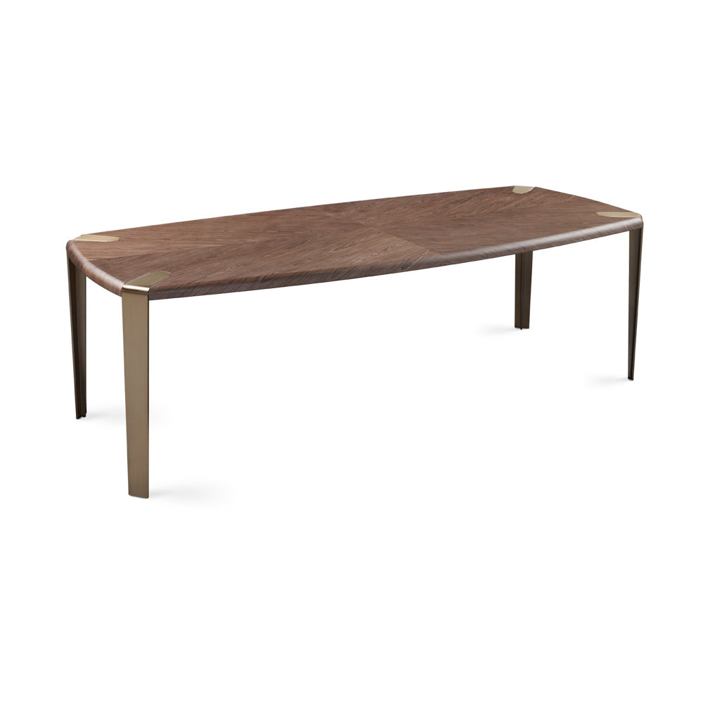 Premium Walnut Dining Set, Tapered Legs