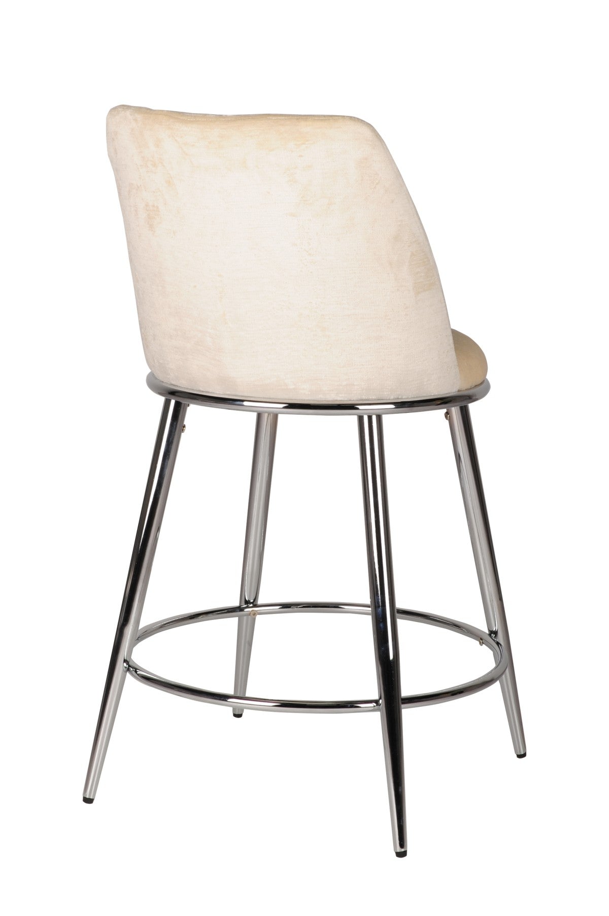Curved Counter Stool, Set of 2 – Beige