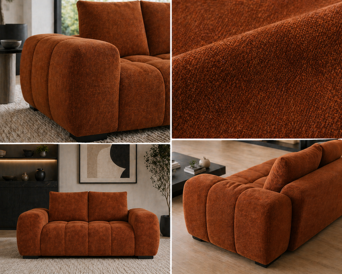 Solid Wood Love Seat