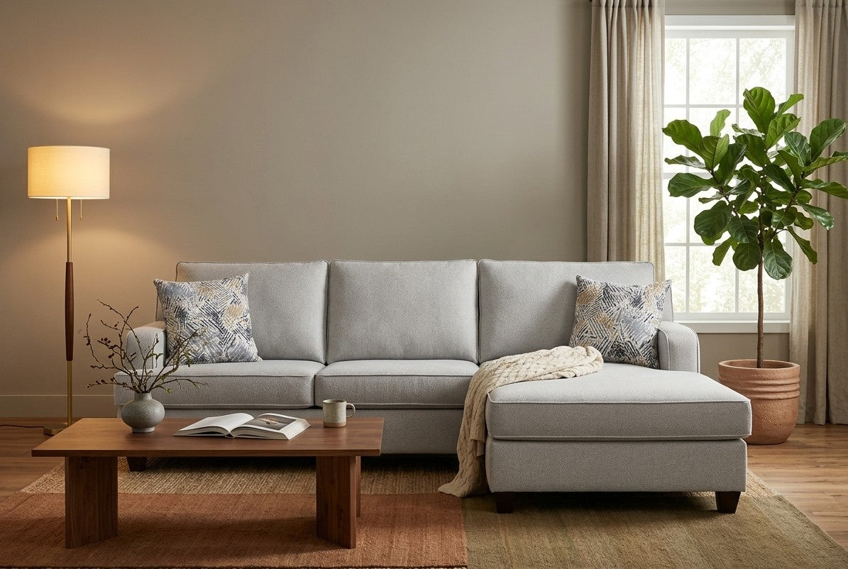 1600 sectional in living room