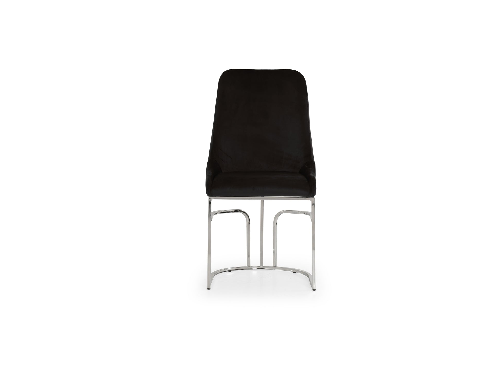Emerald Velvet Dining Chair with Stainless Steel Legs Black