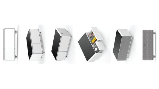 Party Time Smart Coffee Table with Integrated Cooling Charging White