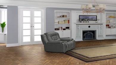 Cooper Luxury Leather-Gel Power Recliner Living Room Set