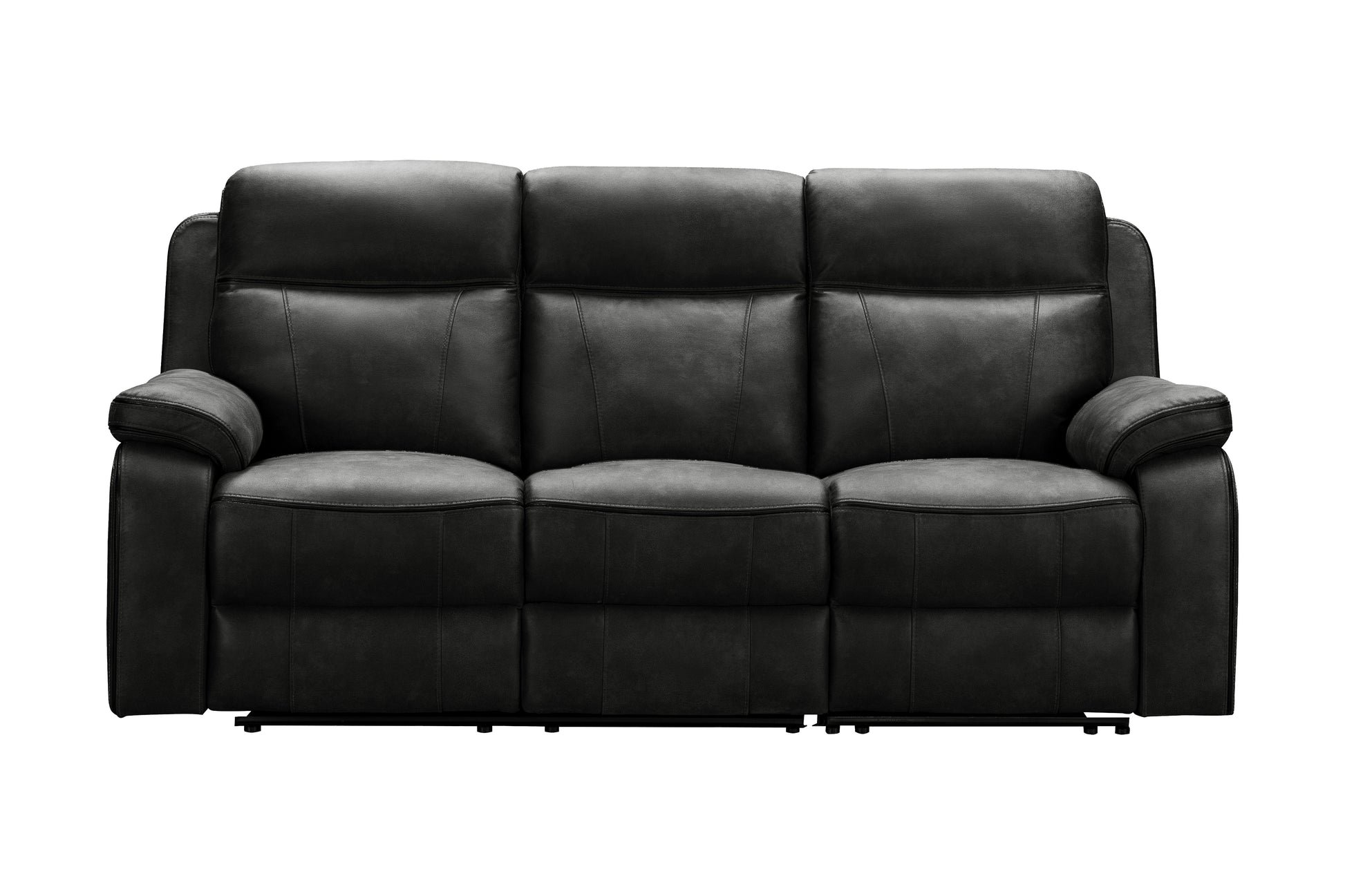 L2475 Duke Premium Leather-Gel Manual Reclining Living Room Sofa Set