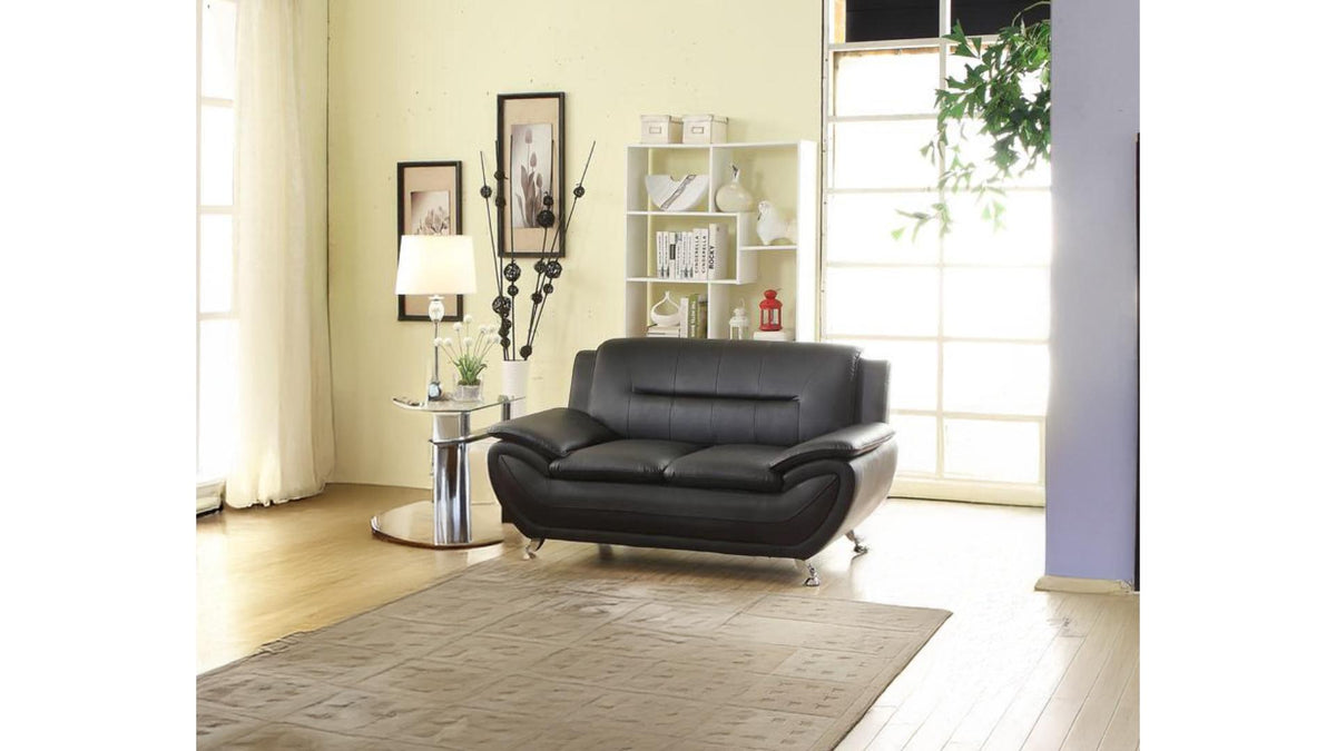 Sprucewood Faux Leather Sofa, Loveseat & Chair Set