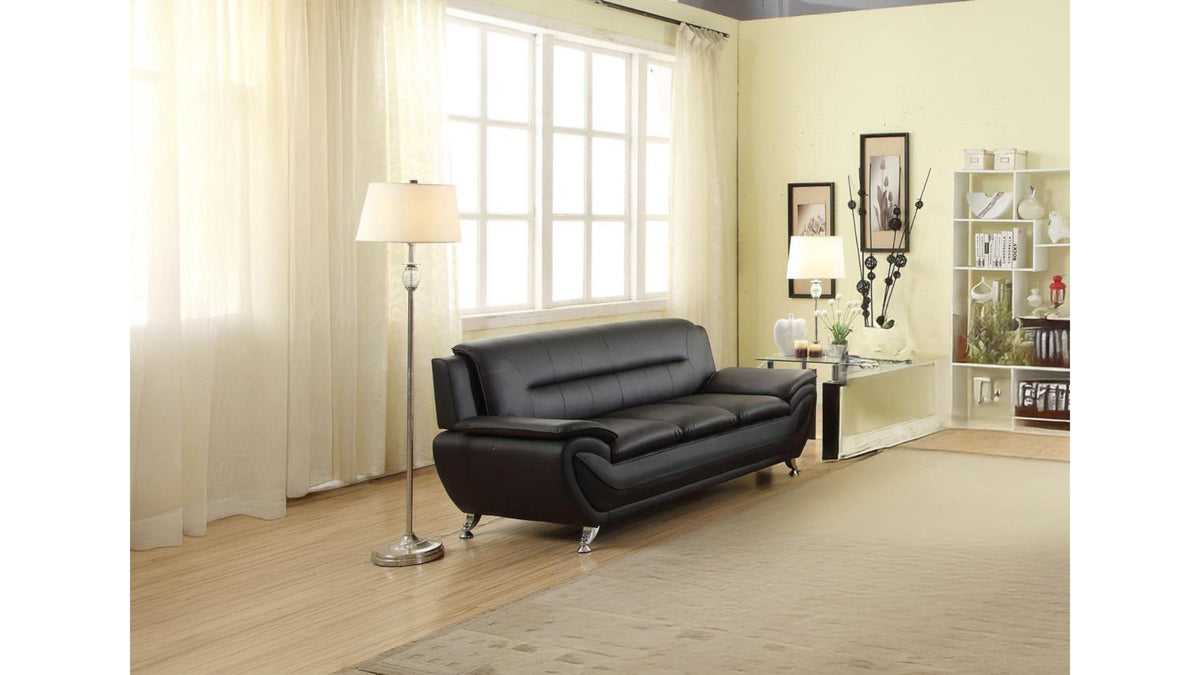 Sprucewood Faux Leather Sofa, Loveseat & Chair Set