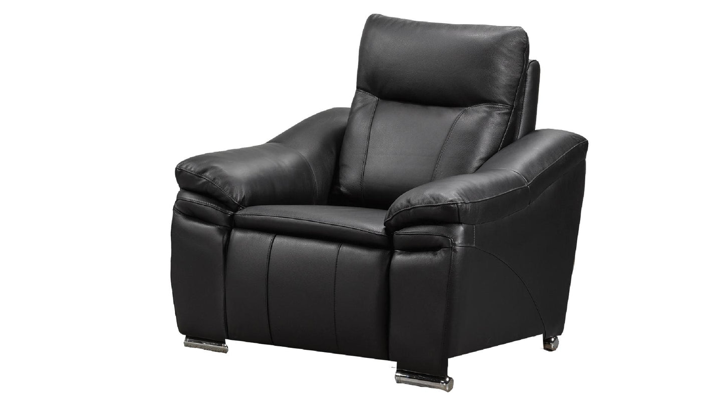 Verona Modern Power Reclining Genuine Leather 3-Piece Living Room Set