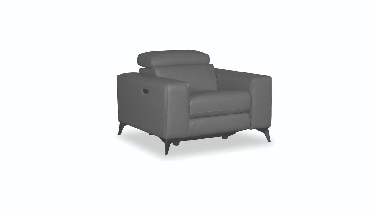 Amiyara Faux Leather Power Reclining Sofa, Loveseat & Chair Set
