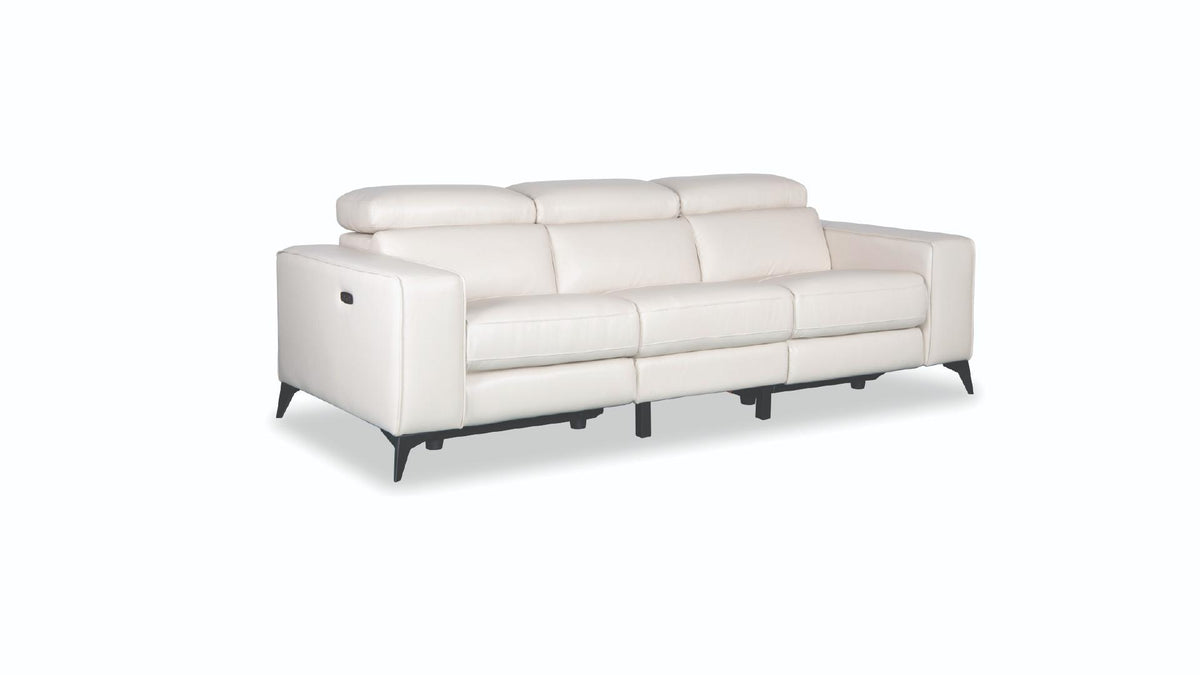 Amiyara Faux Leather Power Reclining Sofa, Loveseat & Chair Set