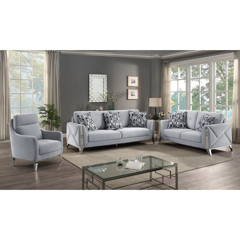 Dianora Fabric Sofa, Loveseat & Chair Set