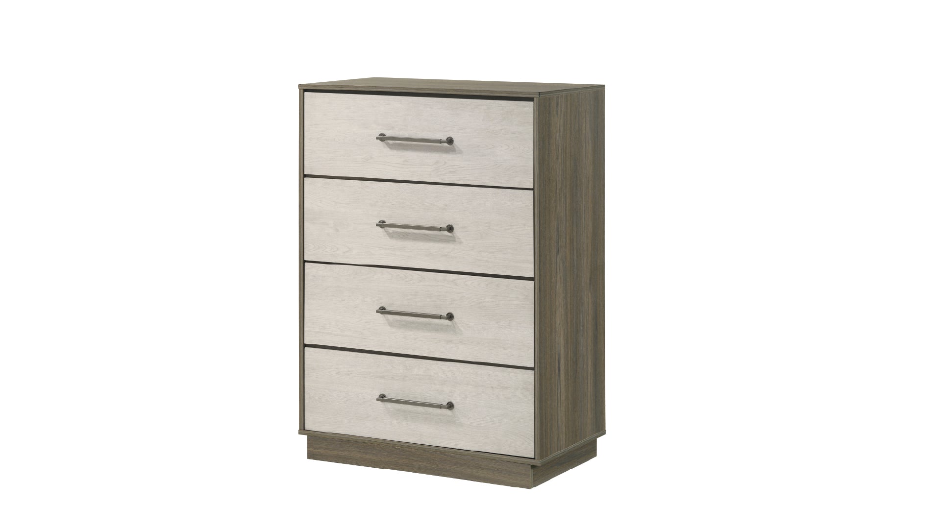 B1731-GEM Rustic Modern Grey Bedroom Set with Storage Headboard