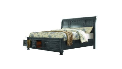 B851 Baltimore Traditional Sleigh Bedroom Furniture Collection with Storage