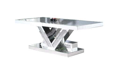 Solenne Glass Top Dining Table