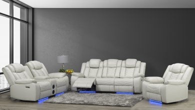 Matrix Rogue L3765 Power Reclining Furniture Set With LED Lights