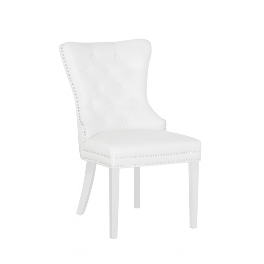 Ericka Velvet Dining Chair with Chrome Legs