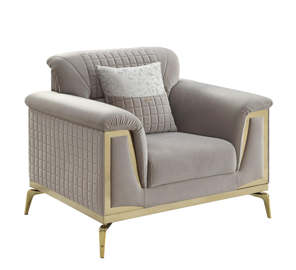 Aidora Velvet Sofa, Loveseat & Chair Set