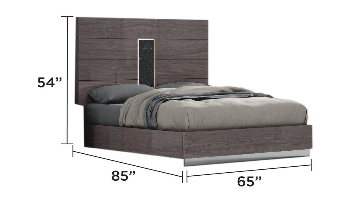 Ellison Modern Bed & Nightstand Set