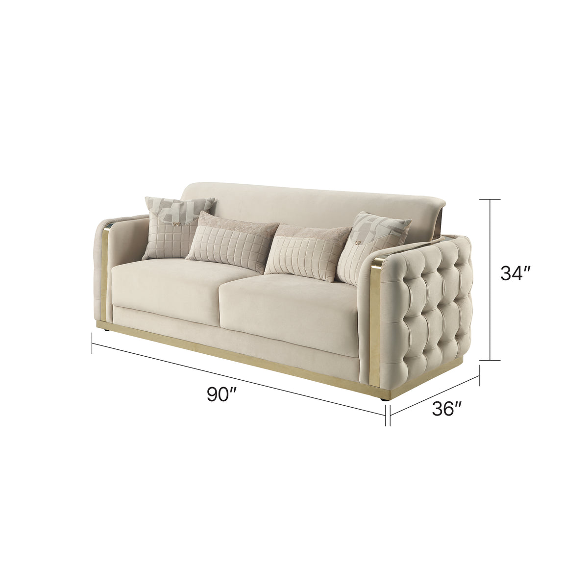 Fremora Fabric Sofa, Loveseat & Chair Set