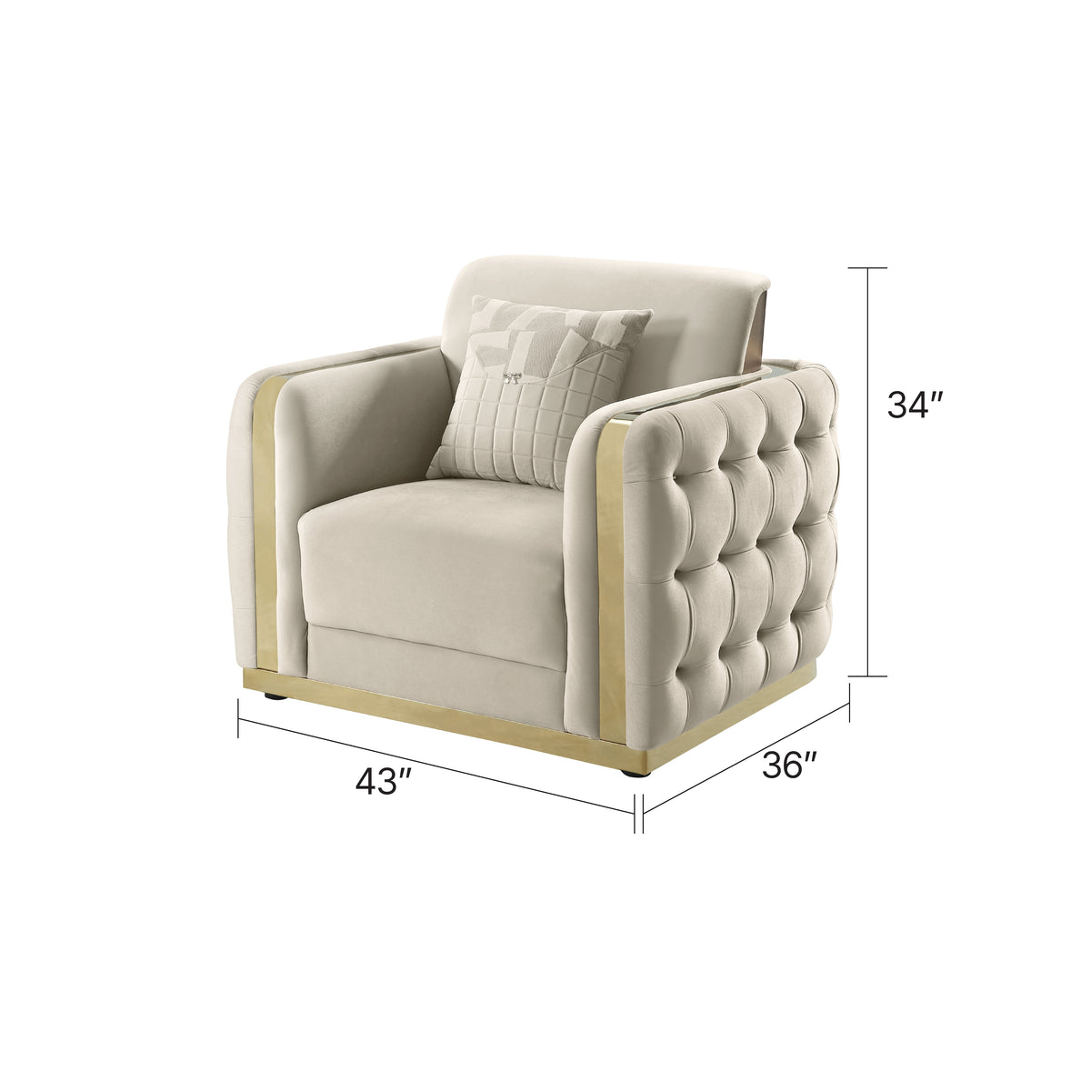 Fremora Fabric Sofa, Loveseat & Chair Set