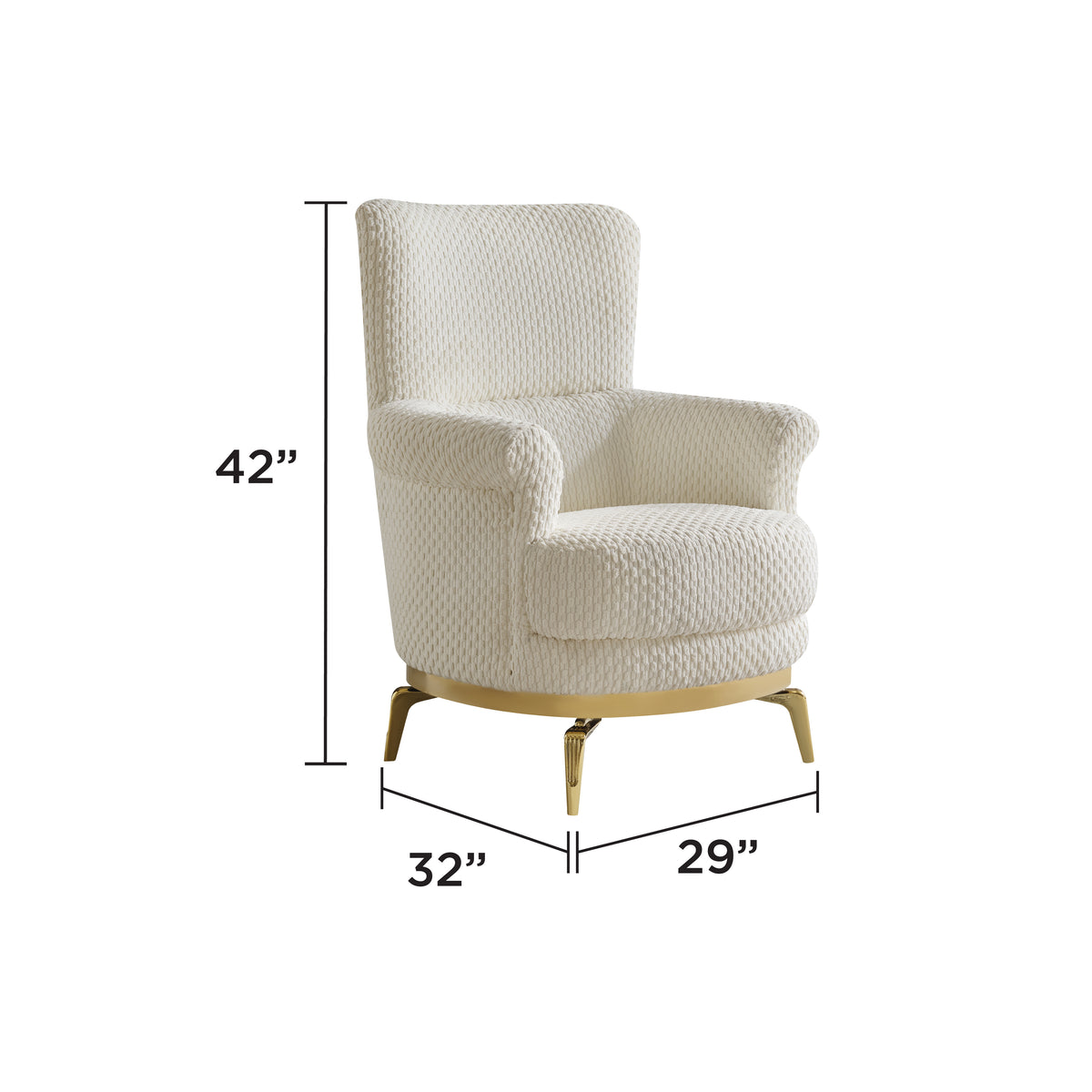 Zoella Fabric Sofa, Loveseat & Chair Set