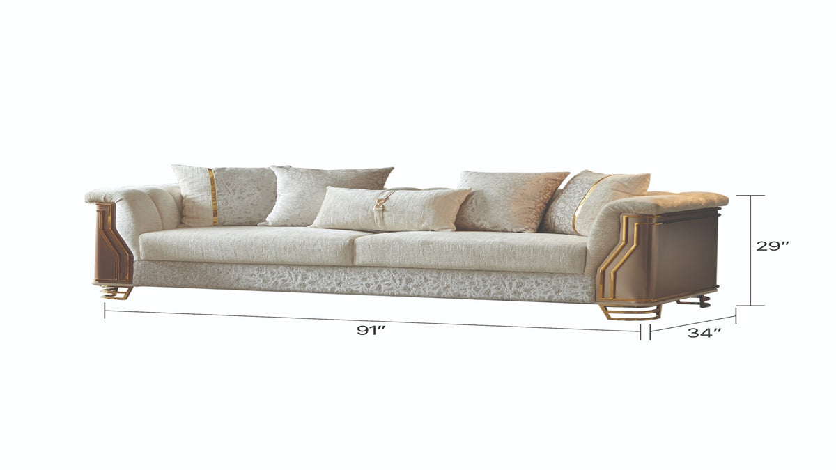 Chatelle Velvet Sofa, Loveseat & Chair Set