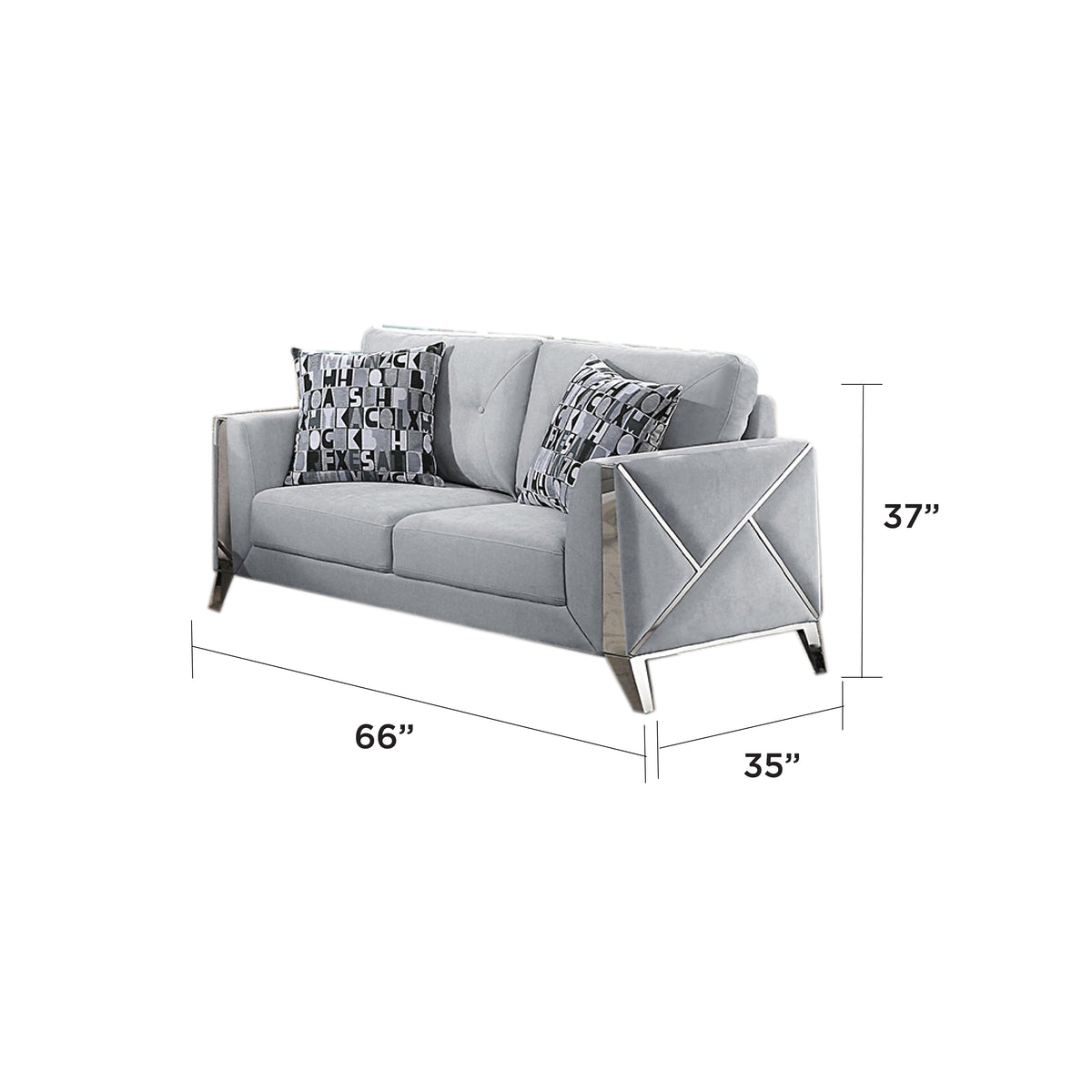 Dianora Fabric Sofa, Loveseat & Chair Set