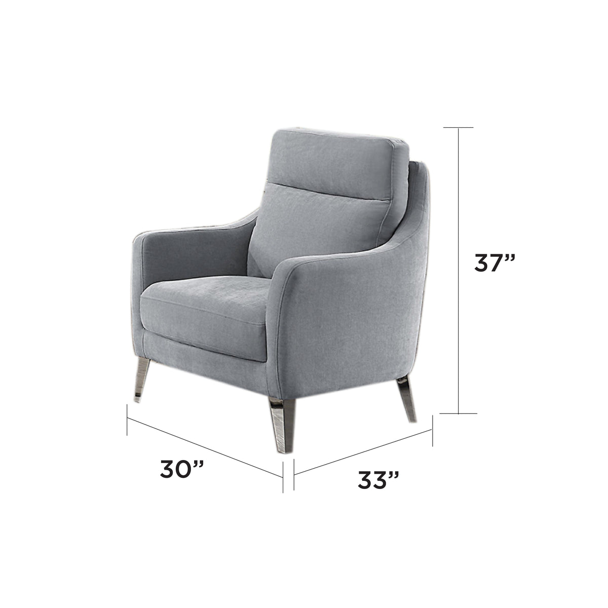 Dianora Fabric Sofa, Loveseat & Chair Set