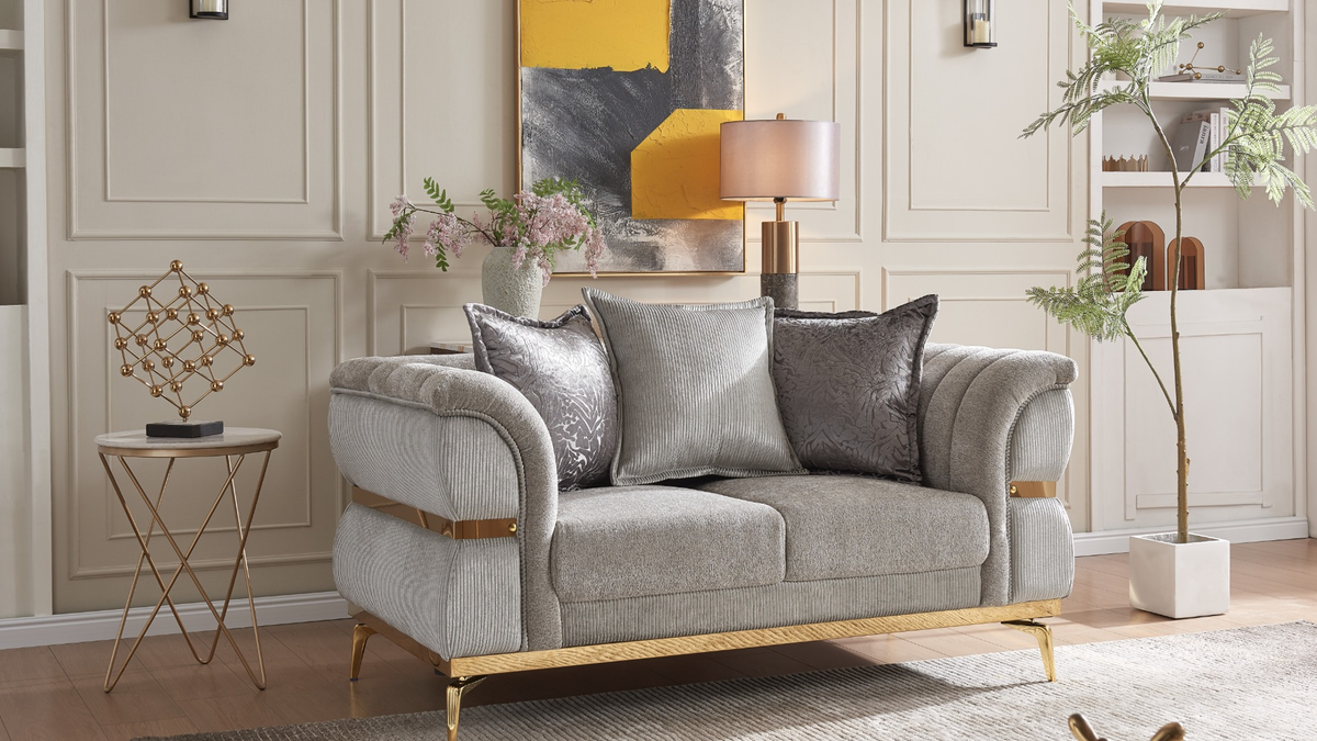 Junova Fabric Sofa, Loveseat & Chair Set