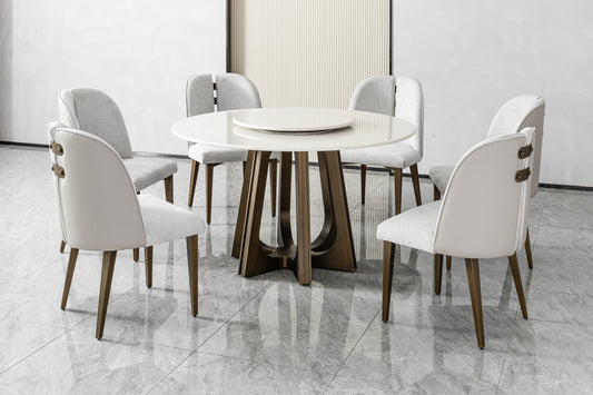 Parkdale Marble-Look Dining Table