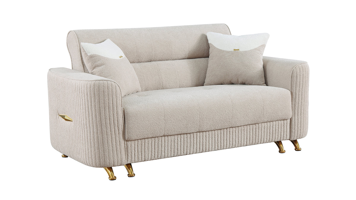 Blairmont Velvet Sofa, Loveseat & Chair Set