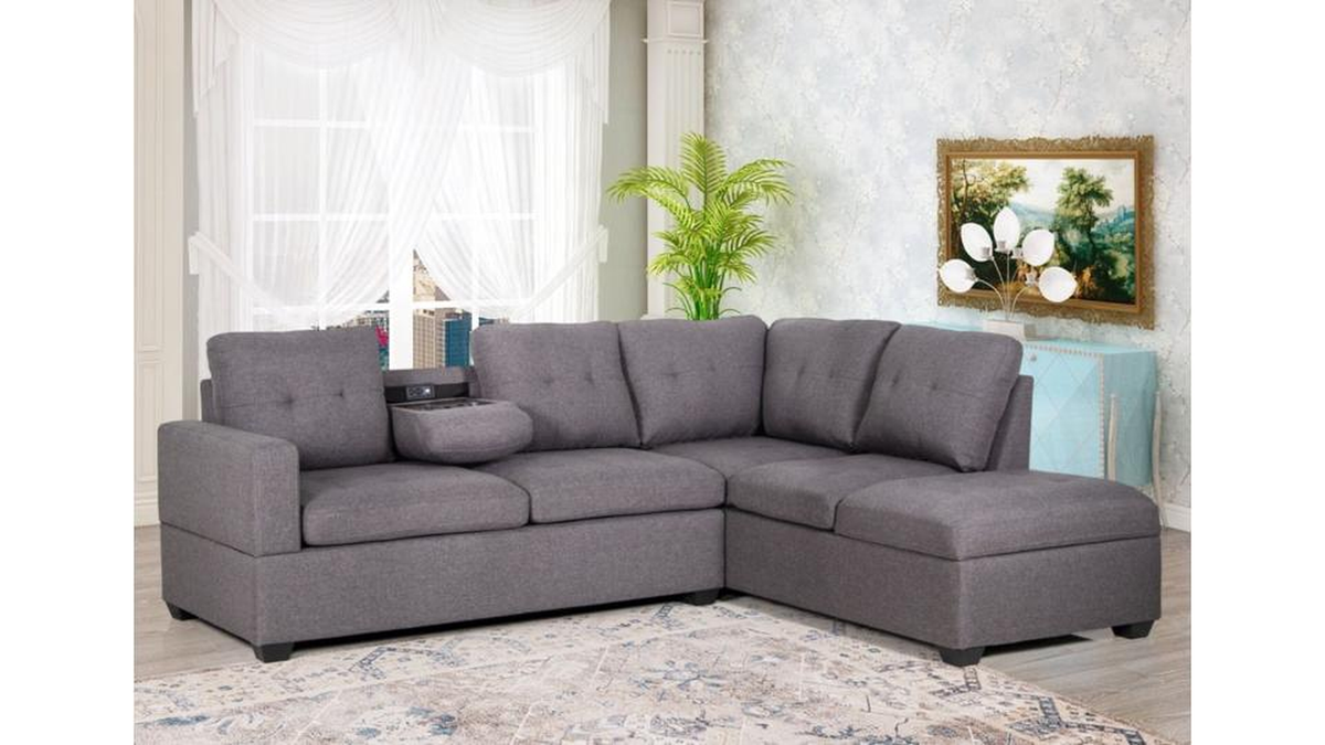 Miara Fabric Sectional Sofa
