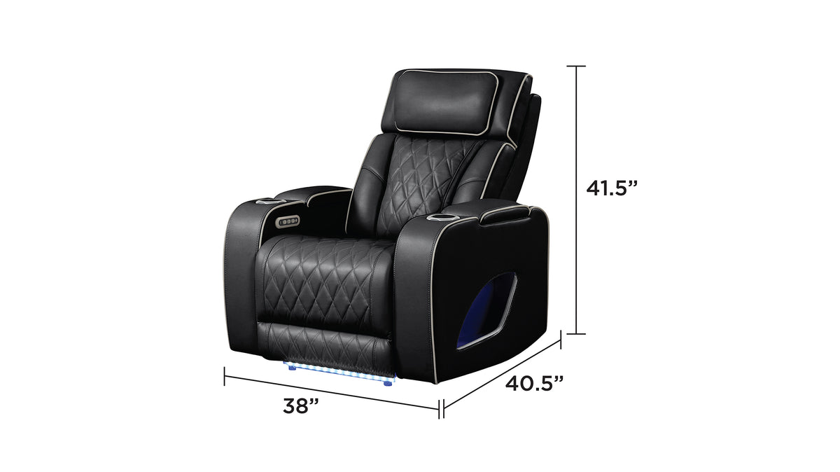 Fortessa Faux Leather Power Reclining Sofa, Loveseat & Chair Set