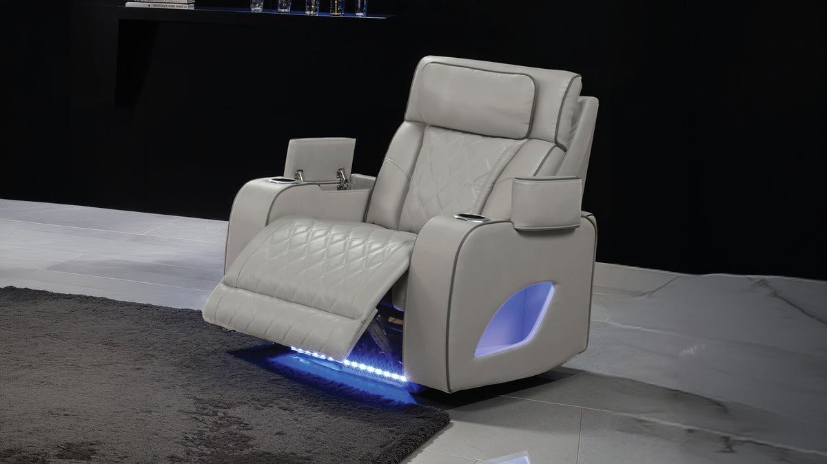 Fortuner Faux Leather Power Reclining Sofa, Loveseat & Chair Set