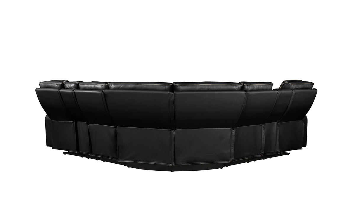 Fortessa Faux Leather Power Reclining Sectional Sofa