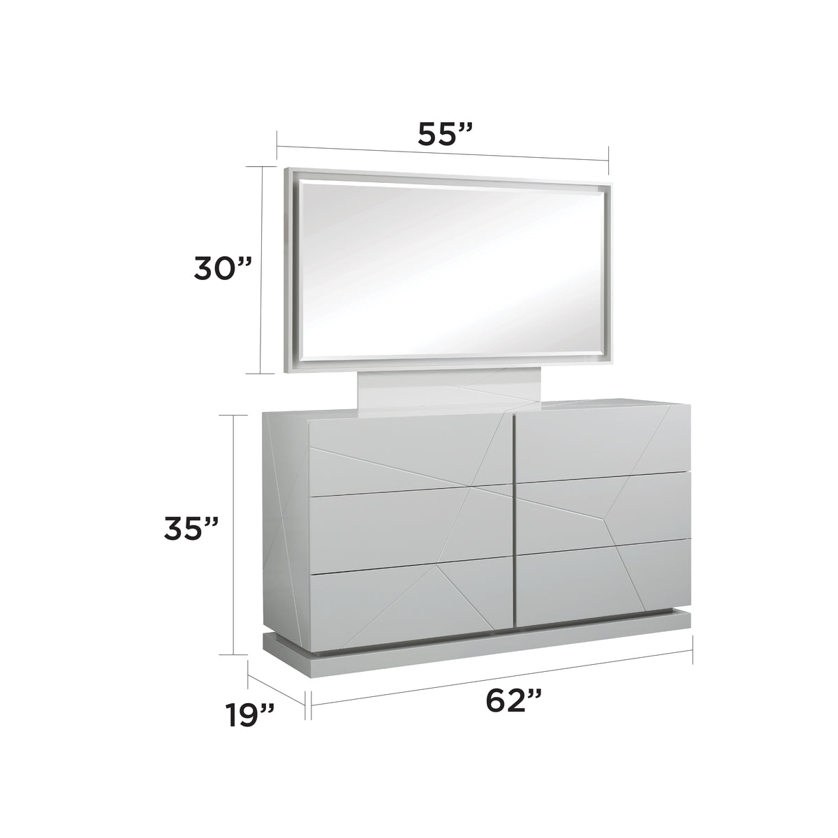 Tresora Modern Bedroom Set