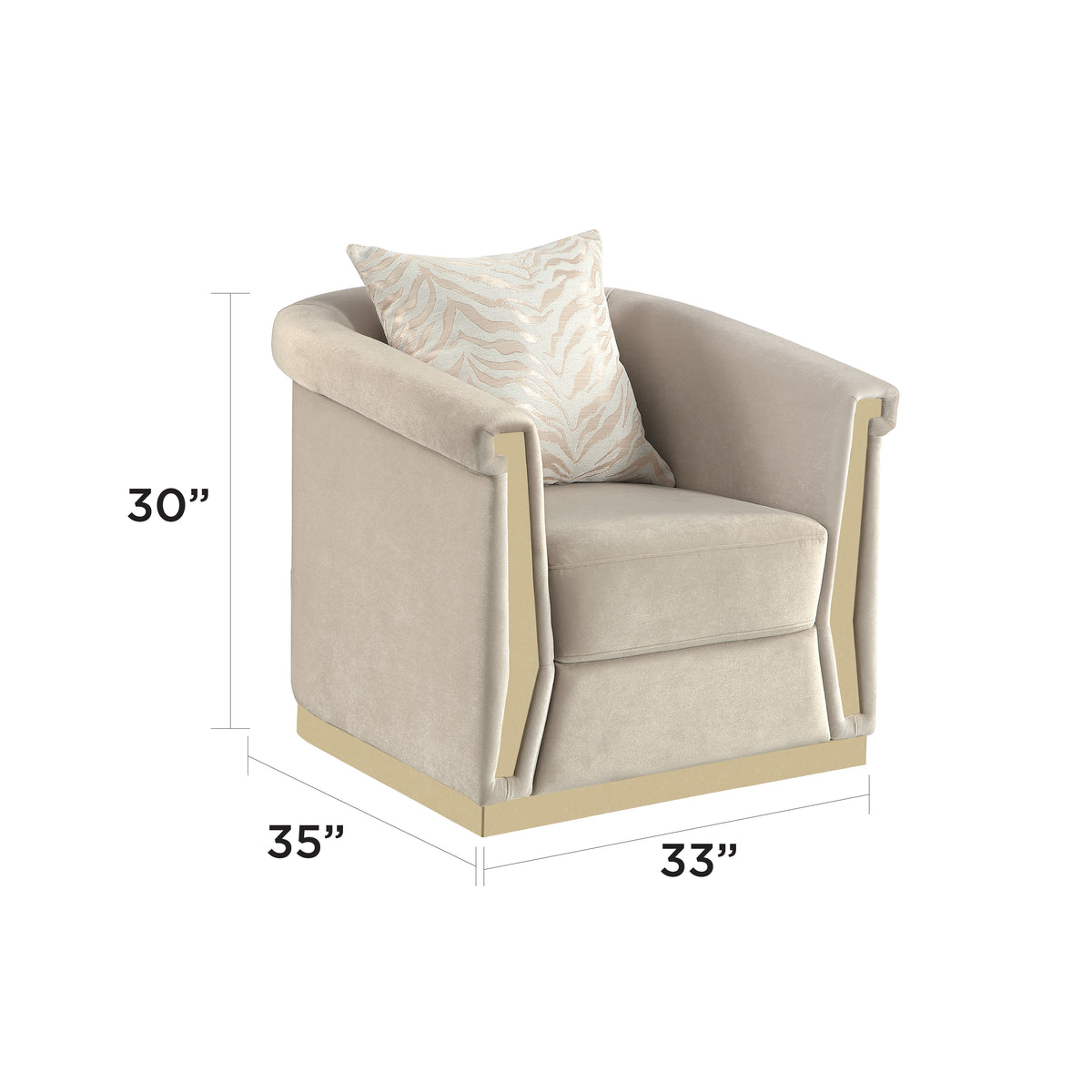 Blaisdell Velvet Sofa, Loveseat & Chair Set