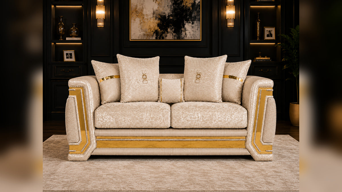 Otison Fabric Sofa, Loveseat & Chair Set