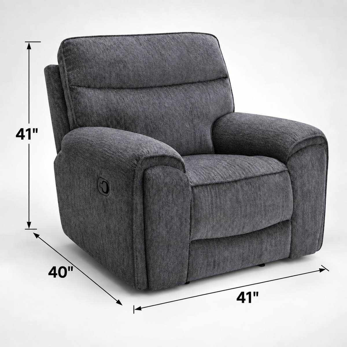 Sheana Fabric Reclining Sofa, Loveseat & Chair Set
