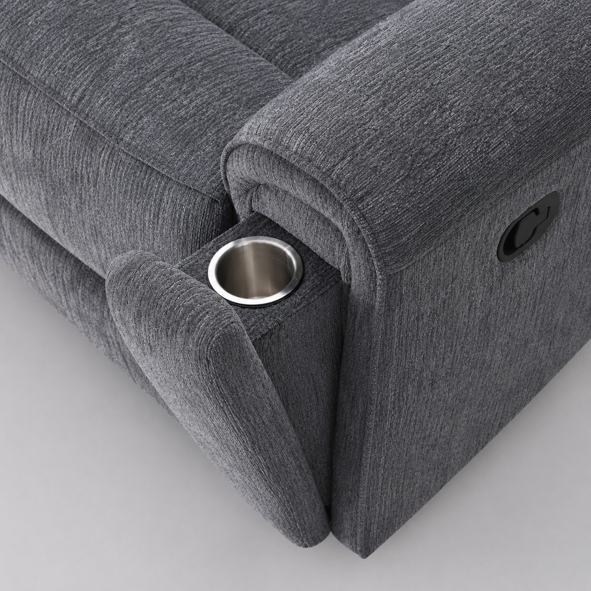 Sheana Fabric Reclining Sofa, Loveseat & Chair Set