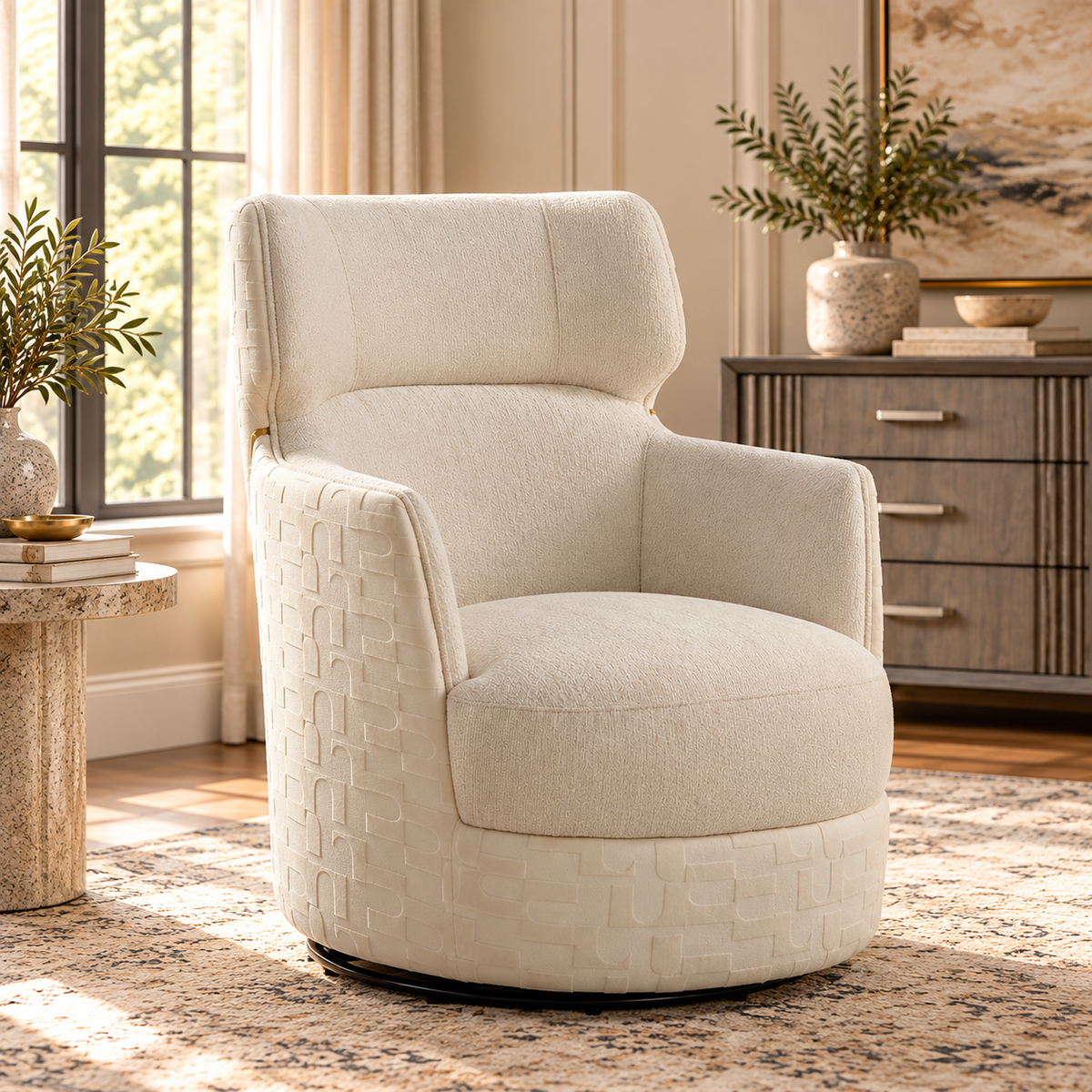 Tatiana Fabric Sofa, Loveseat & Chair Set