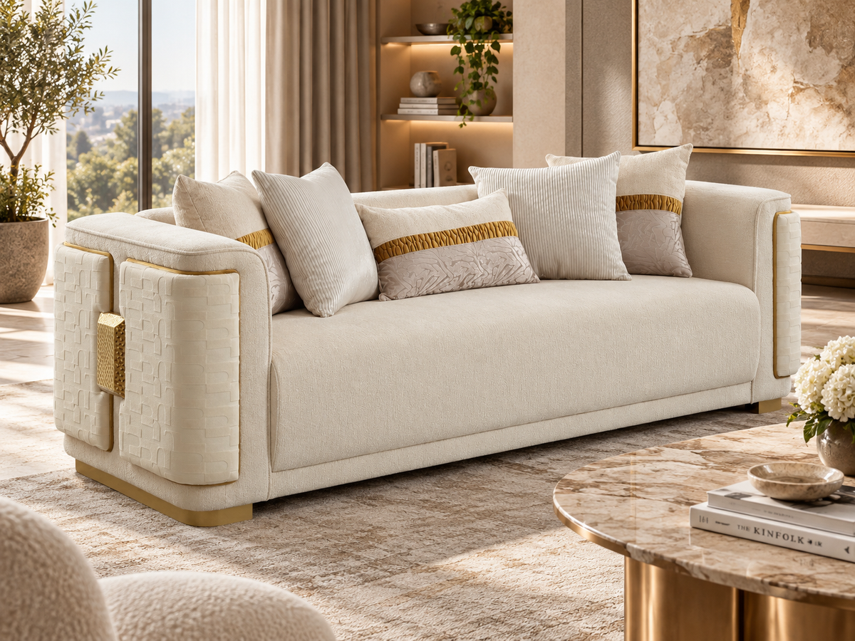 Tatiana Fabric Sofa, Loveseat & Chair Set