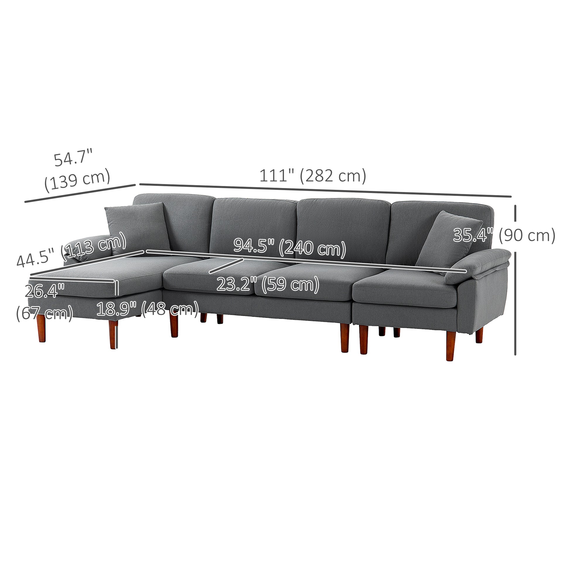 Modern L-Shaped Sofa