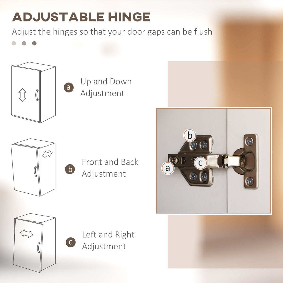 4-Door Kitchen Pantry Cabinet with Adjustable Shelves – 24"W x 67"H