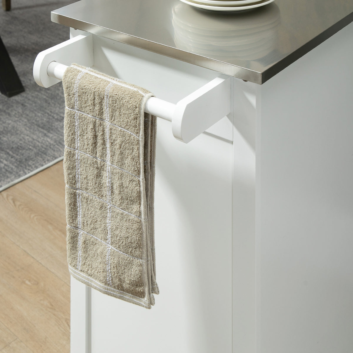 Kitchen Cart with Storage Drawer – 24"W x 34"H